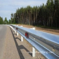 Galvanized Guardrails On Highway